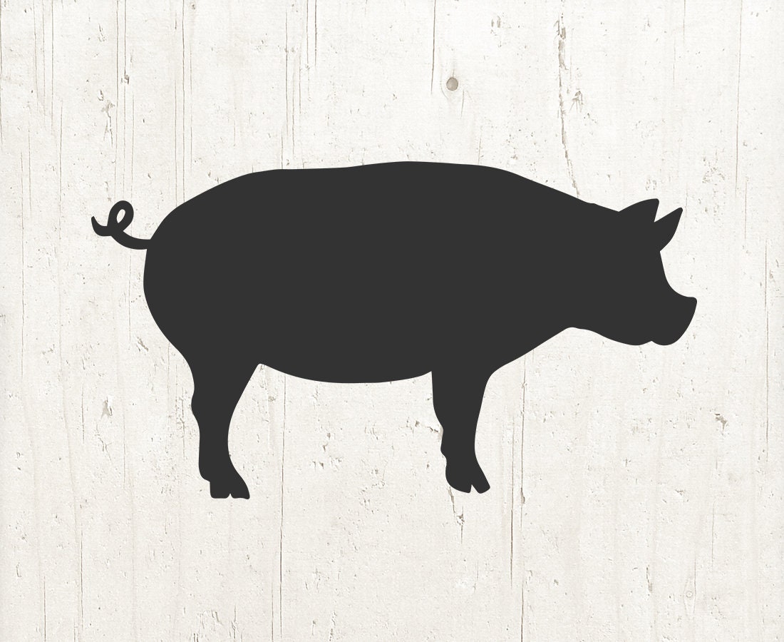 Download Pig SVG File Pig SVG Pig clipart Farm svg pig silhouette ...