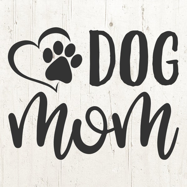 Svg maman chien, chien mama svg, svg de chien, chien maman svg fichier cricuit silhouette cameo clipart usage commercial svg