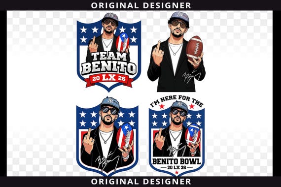 Team Benito Bowl Football Bundle PNG (Digital Download)