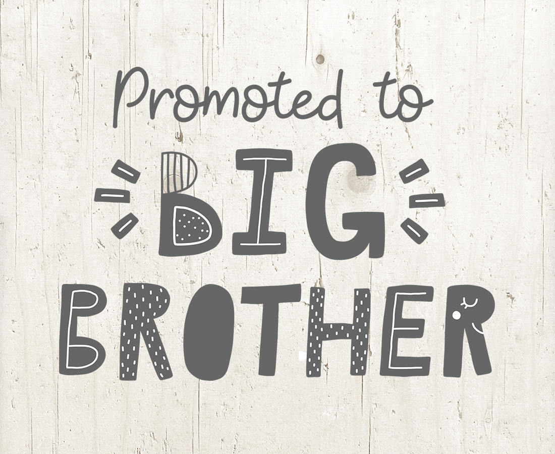 Download Promoted To Big Brother Svg Cut File For Cricut And Etsy