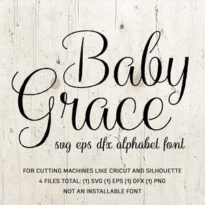 Alphabet Font SVG, Calligraphy font SVG, Handwritten Script Cricut Svg fonts, Cursive Font SVG alphabet vector Svg eps Silhouette Cameo