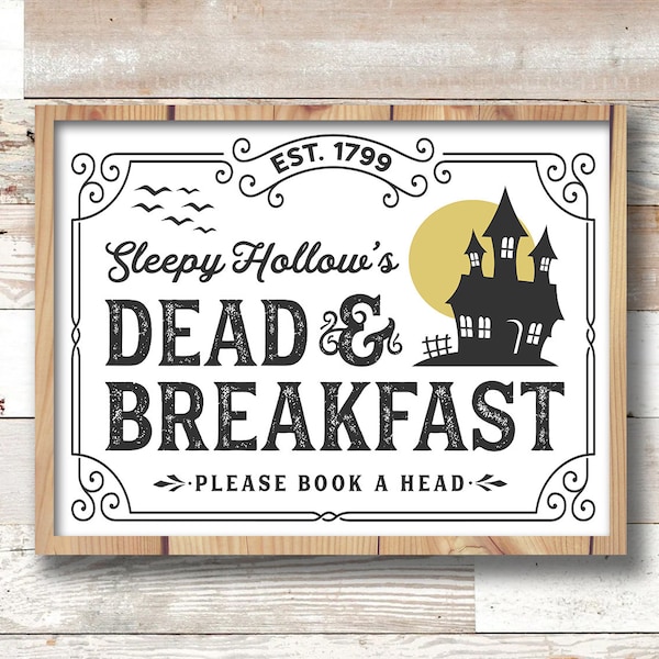 Dead and Breakfast Svg - Etsy