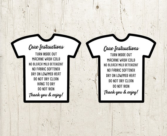 Istruzioni per la cura SVG: Guida al lavaggio delle magliette