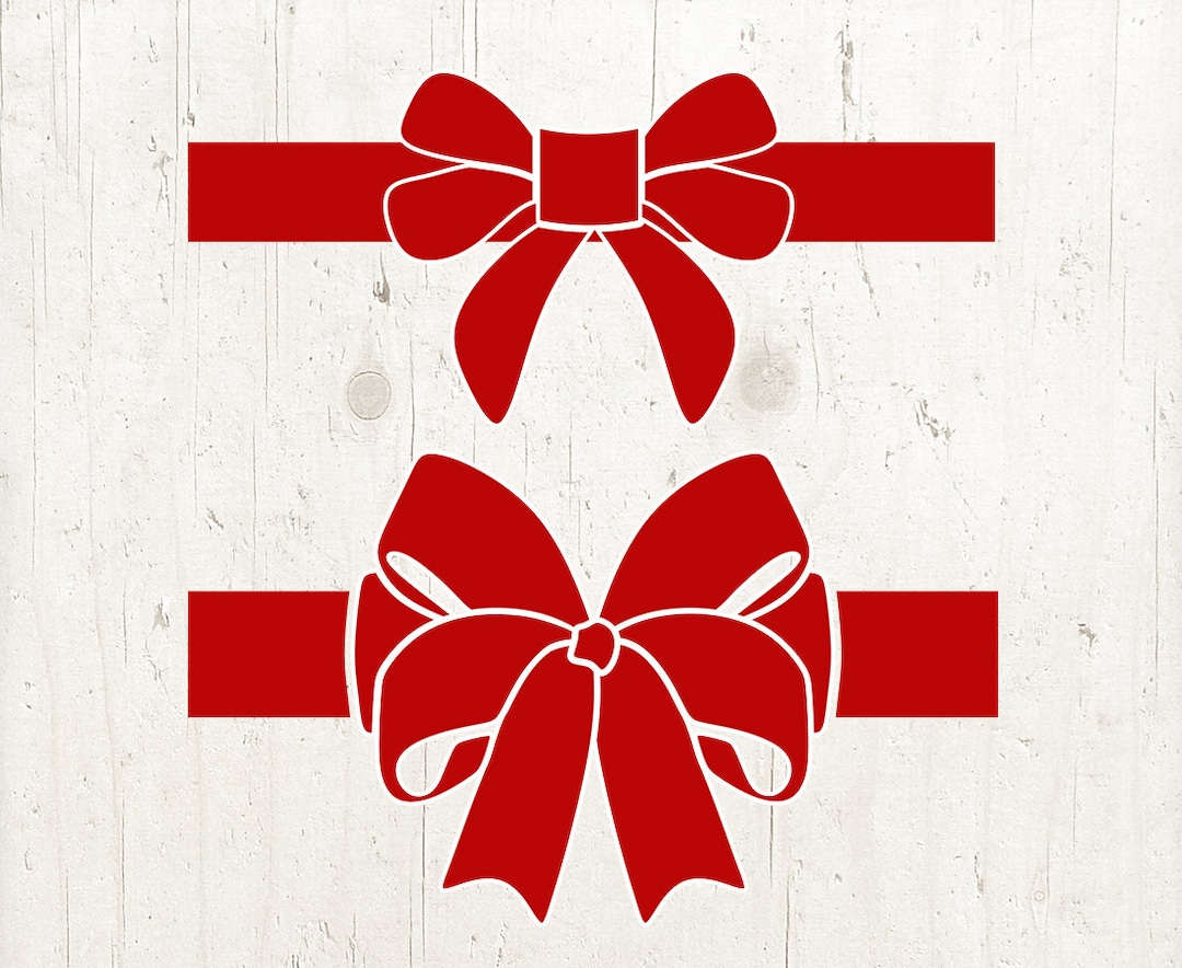 Bow Svg, Ribbon Svg, Christmas Bow Svg, Christmas Ribbon Svg, Bow