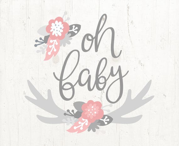 Download Oh Baby Svg Cut File Cricut Silhouette Oh Baby New Baby Svg Etsy