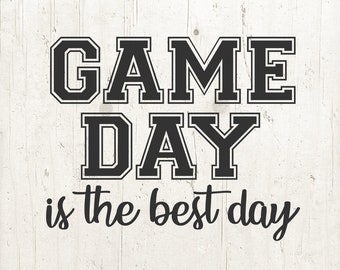 Game Day SVG: Football Mom Cut File (Digital Download)