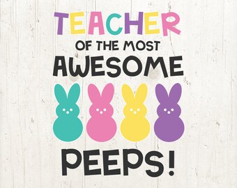 Pascua svg, Maestro de los Peeps más impresionantes svg, Maestro de Pascua svg, peeps svg, peeps svg, Maestro svg, Escuela de Pascua svg