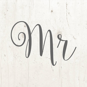 Mr SVG Mr Cut File arquivos de silhueta | Arquivos Cricut | Arquivos de corte SVG | Arquivos PNG