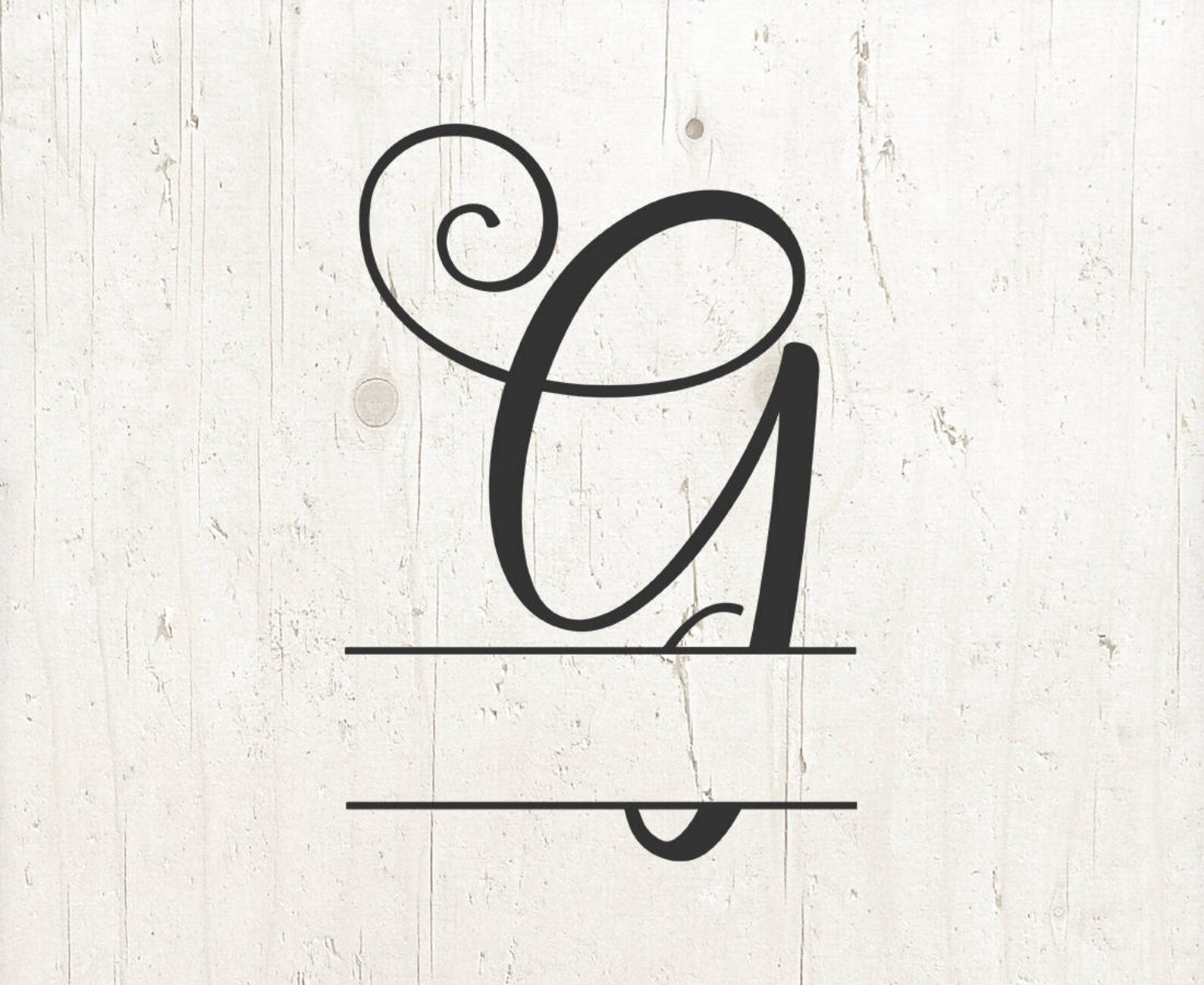 Split monogram svg, monogram font svg, floral font svg, split letter ...