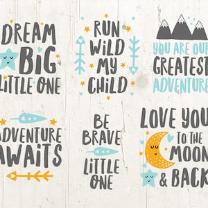 Quote Svg bundle, Sayings SVG, Nursery SVG, svg files, SVG cut files, Wall Art Svg Bundle Set