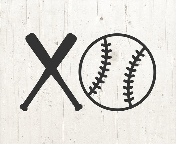 Xoxo Svg Baseball Bat Svg Baseball Svg Baseball Mom Sports Etsy