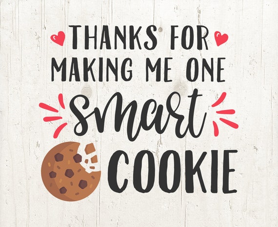 Download Smart Cookie SVG teacher's gift teacher svg One Smart | Etsy