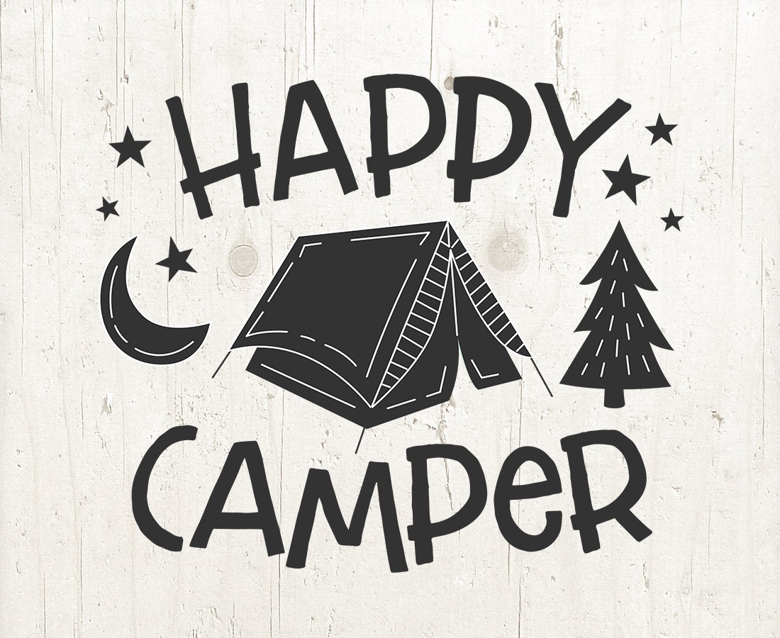 Download Camping SVG Camper Tent svg Summer SVG Happy Camper svg | Etsy