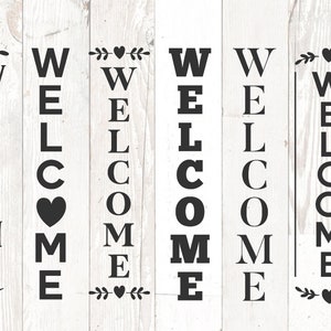 Verticale Benvenuto svg Porch segno svg casa colonica, segno di nozze svg, benvenuto verticale svg file tagliati, Insegnante svg, insegnante segno di benvenuto regalo