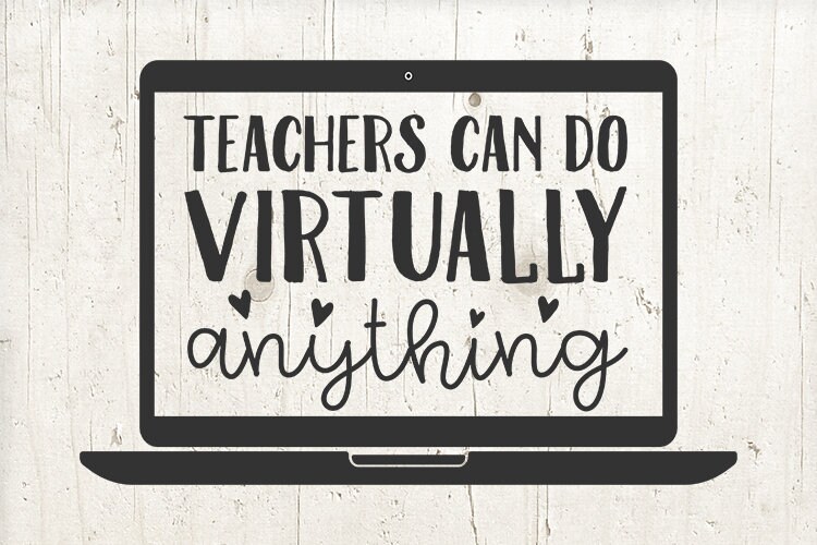 Download Teachers Can Do Virtually Anything SVG Teacher 1st Day Back | Etsy