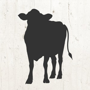 Cow SVG, Cow Clipart, Cow Silhouette, Farm svg, Cow Stencil, Cow Transfer, Cow PNG - Commercial Use SVG