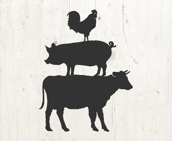 Download Farm Animal SVG Farm SVG Farm Animals Svg Cow Svg Pig | Etsy