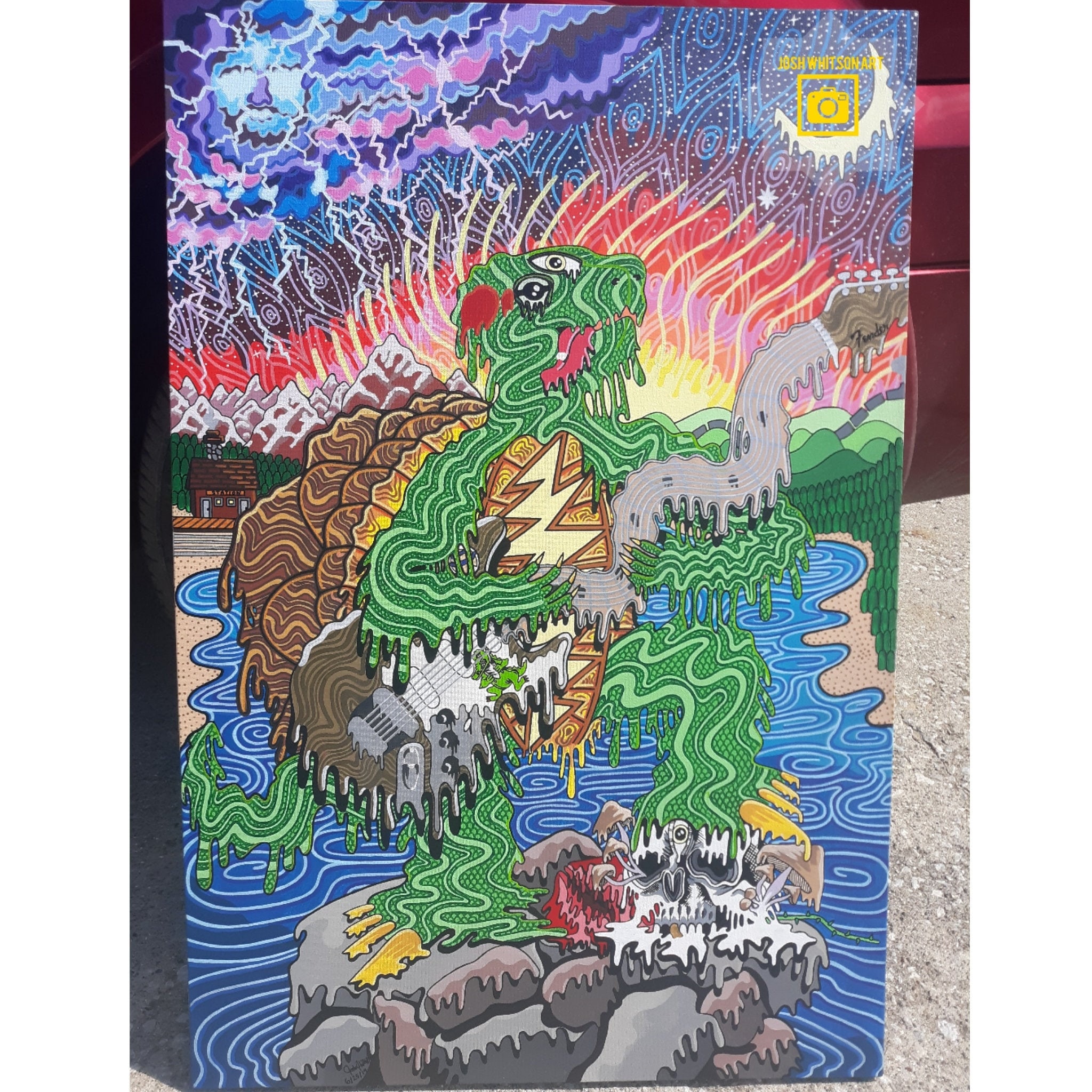 Grateful Dead Artwork - Psychedelic Art - Trippy Painting