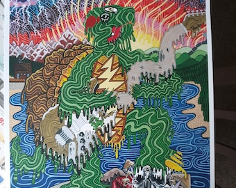 Grateful Dead Artwork - Psychedelic Art - Trippy Painting