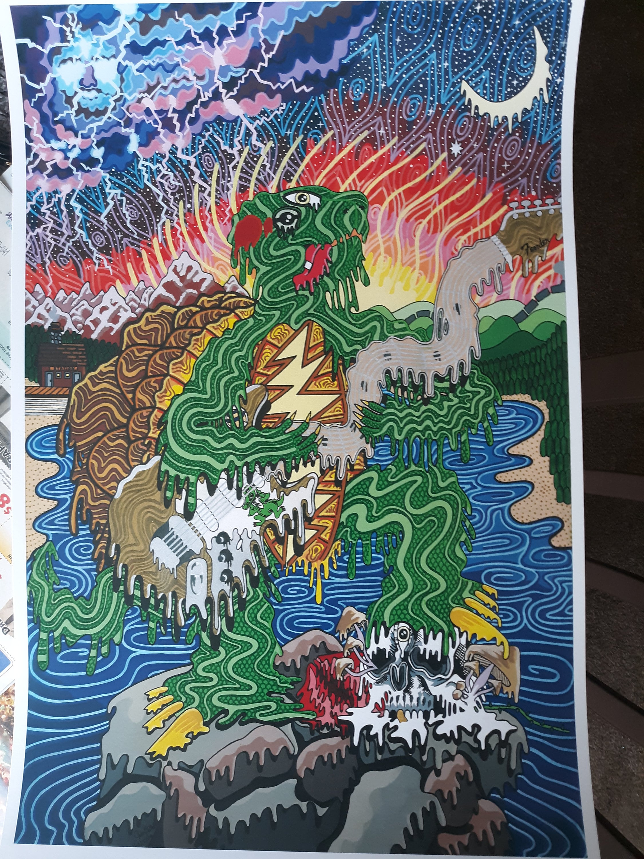 Grateful Dead Artwork - Psychedelic Art - Trippy Painting