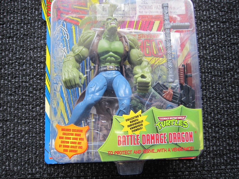 1995 TMNT Battle Damage Dragon MOC
