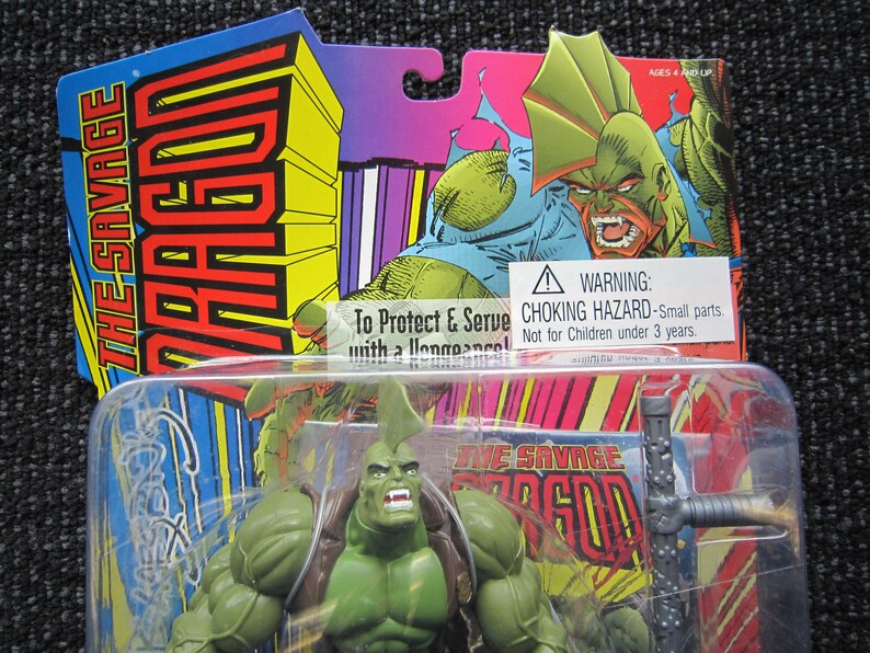 1995 TMNT Battle Damage Dragon MOC