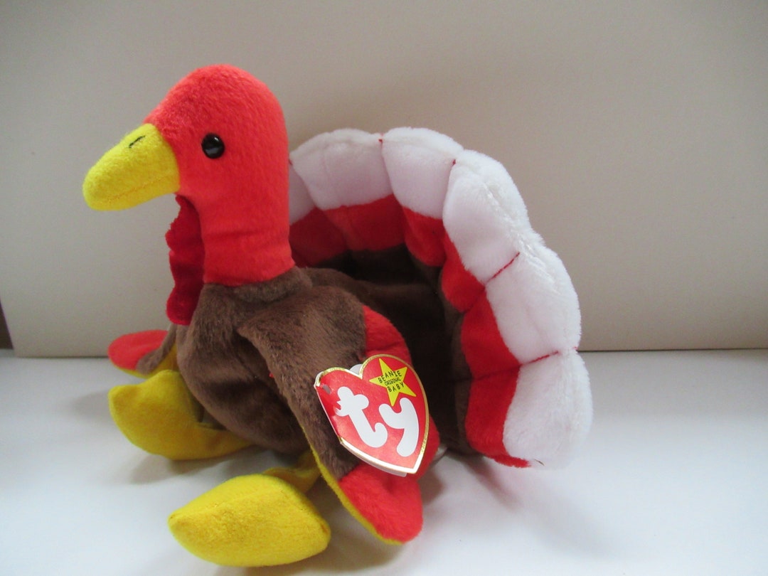 Gobblesty Beanie Babyoriginal 1996 Rare/retired With Errors Etsy