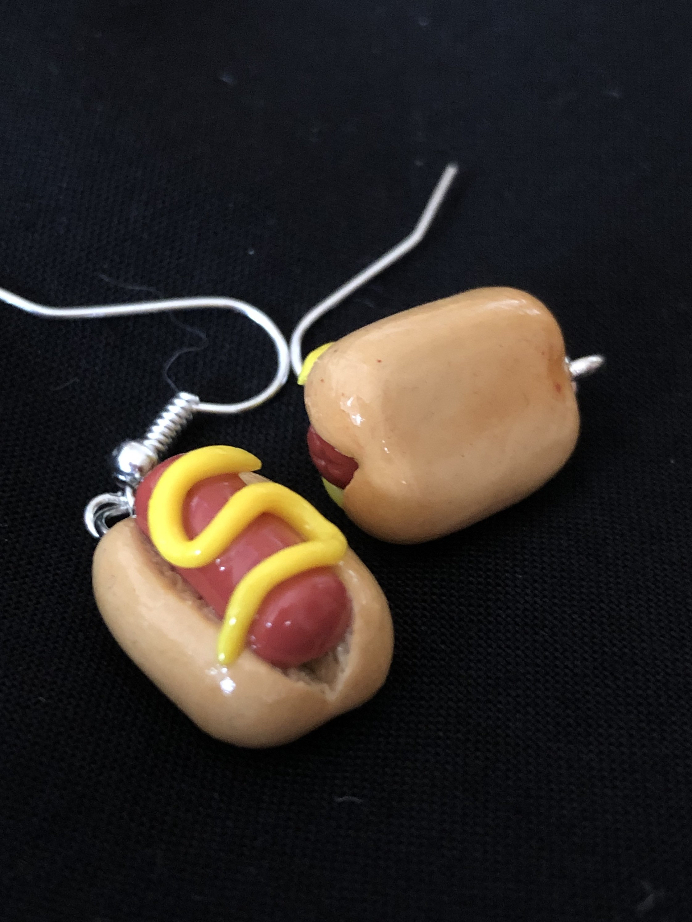 Hot Dog Earrings Etsy
