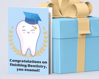 Dentist Graduation card, Congratulations Student, dental hygienist, 5x7
