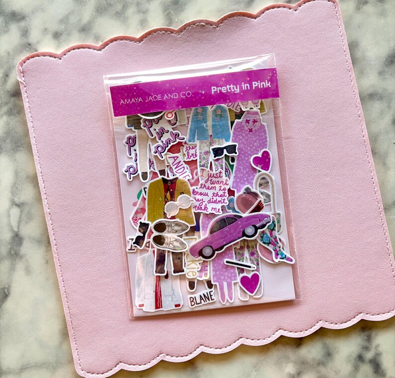 Pretty in Pink Holographic Sticker Pack: Pop Culture Movie Stickers - Etsy
