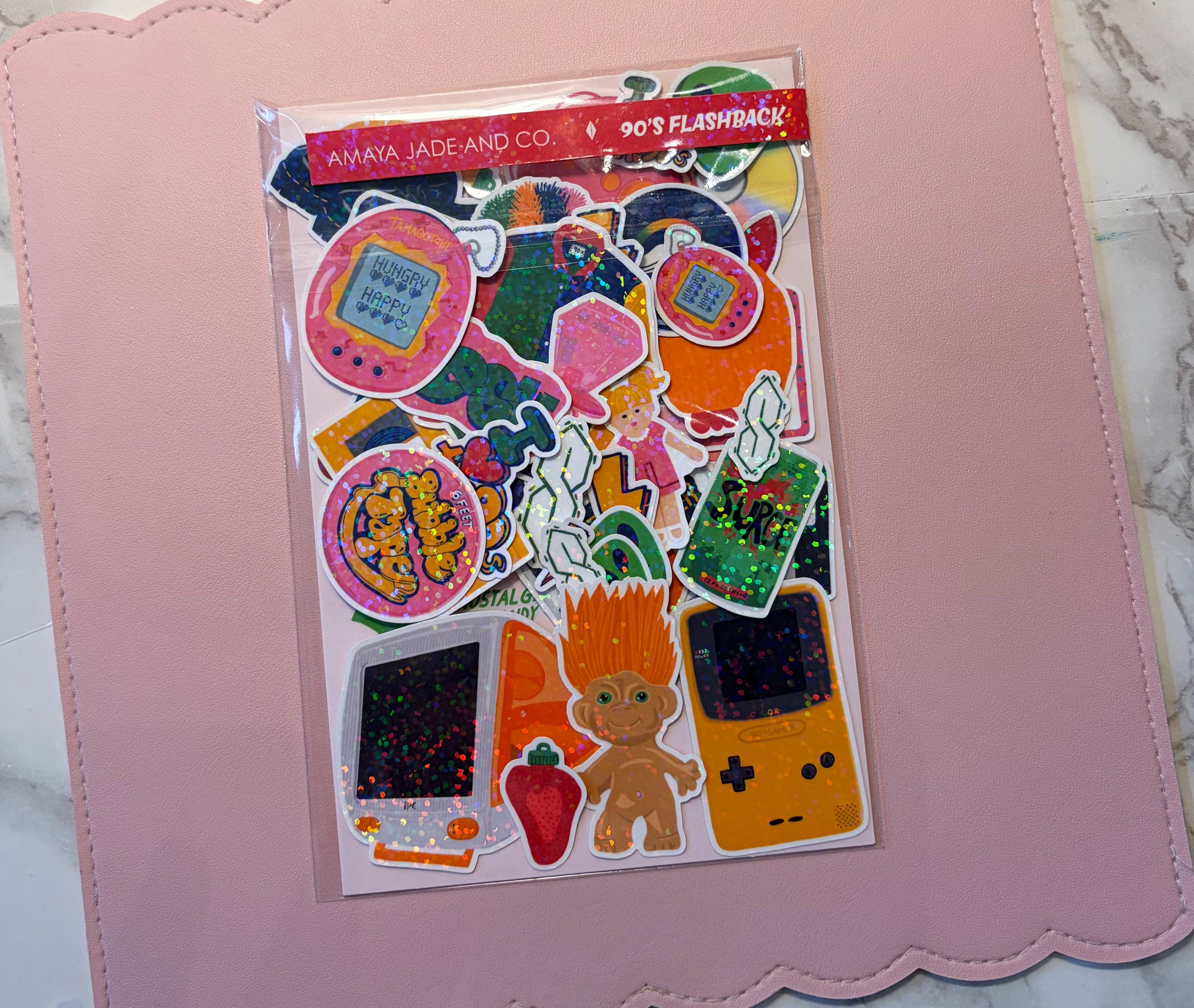 90s Flashback Holographic Sticker Pack: 90's Stickers - Etsy