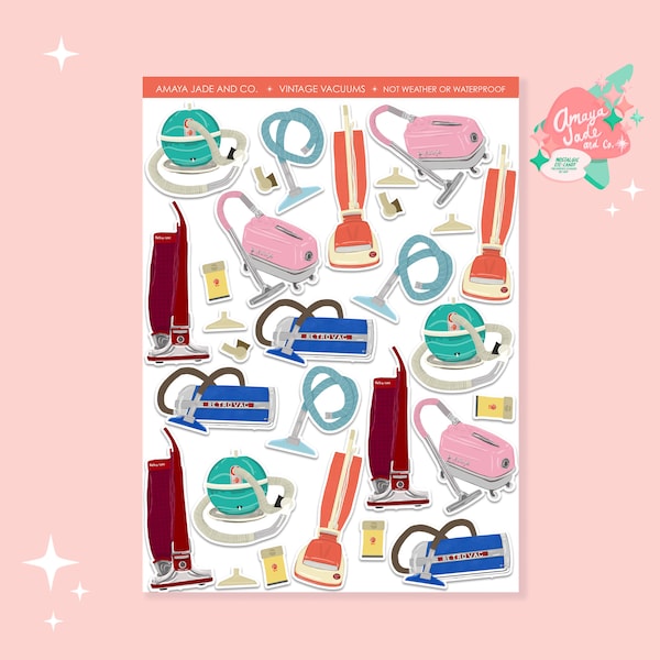 Vacuum Stickers Etsy