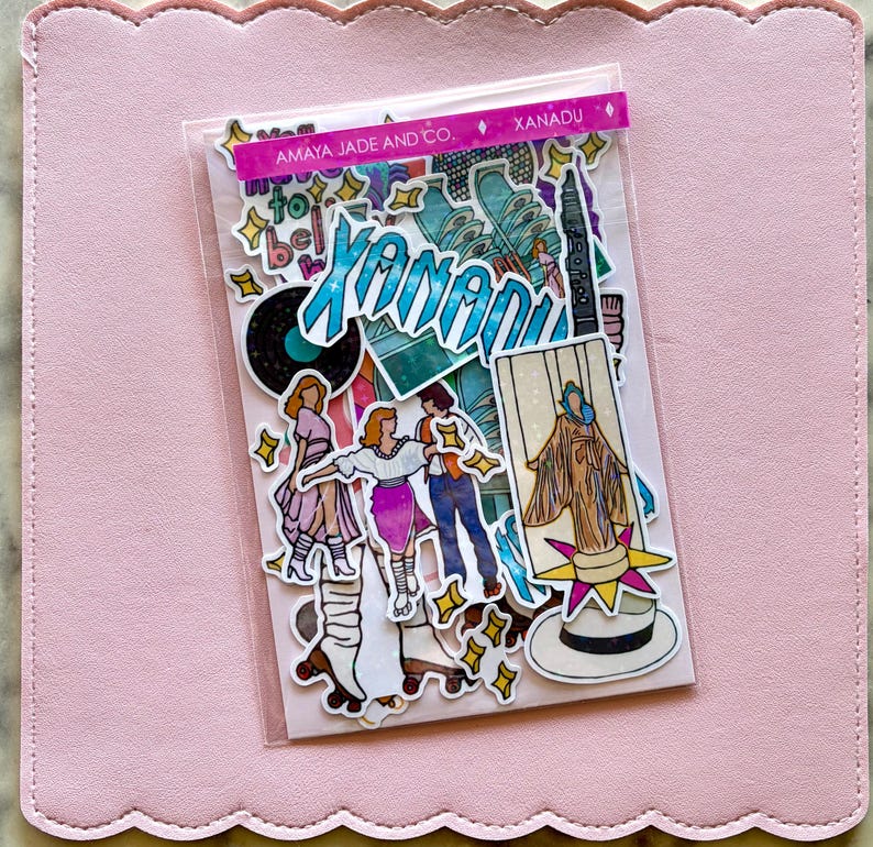 Xanadu Holographic Sticker Pack: Pop Culture Movie Stickers - Etsy