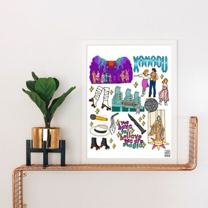 Xanadu Fan Art Print: 80s Movie, Roller Skating, Muse