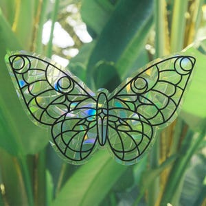 Butterfly Suncatcher Window Cling: Rainbow Maker Prismatic Decal