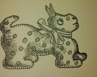 1920s Manual Offering of a  Chinese Dog Toy sewing pattern