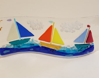 Fused Glass Medium Waves