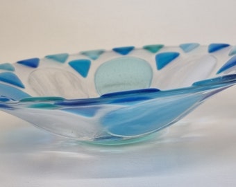 Fused Glass - Large Decorative Dishes -  Various Designs and Colours