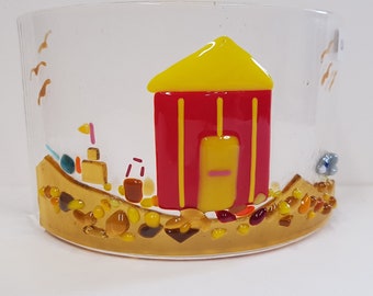 Medium Fused Glass Curves