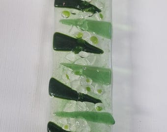 Contemporary Fused Glass Wall Art - Midori