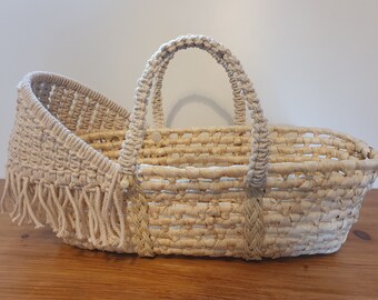 crushed velvet baby moses basket