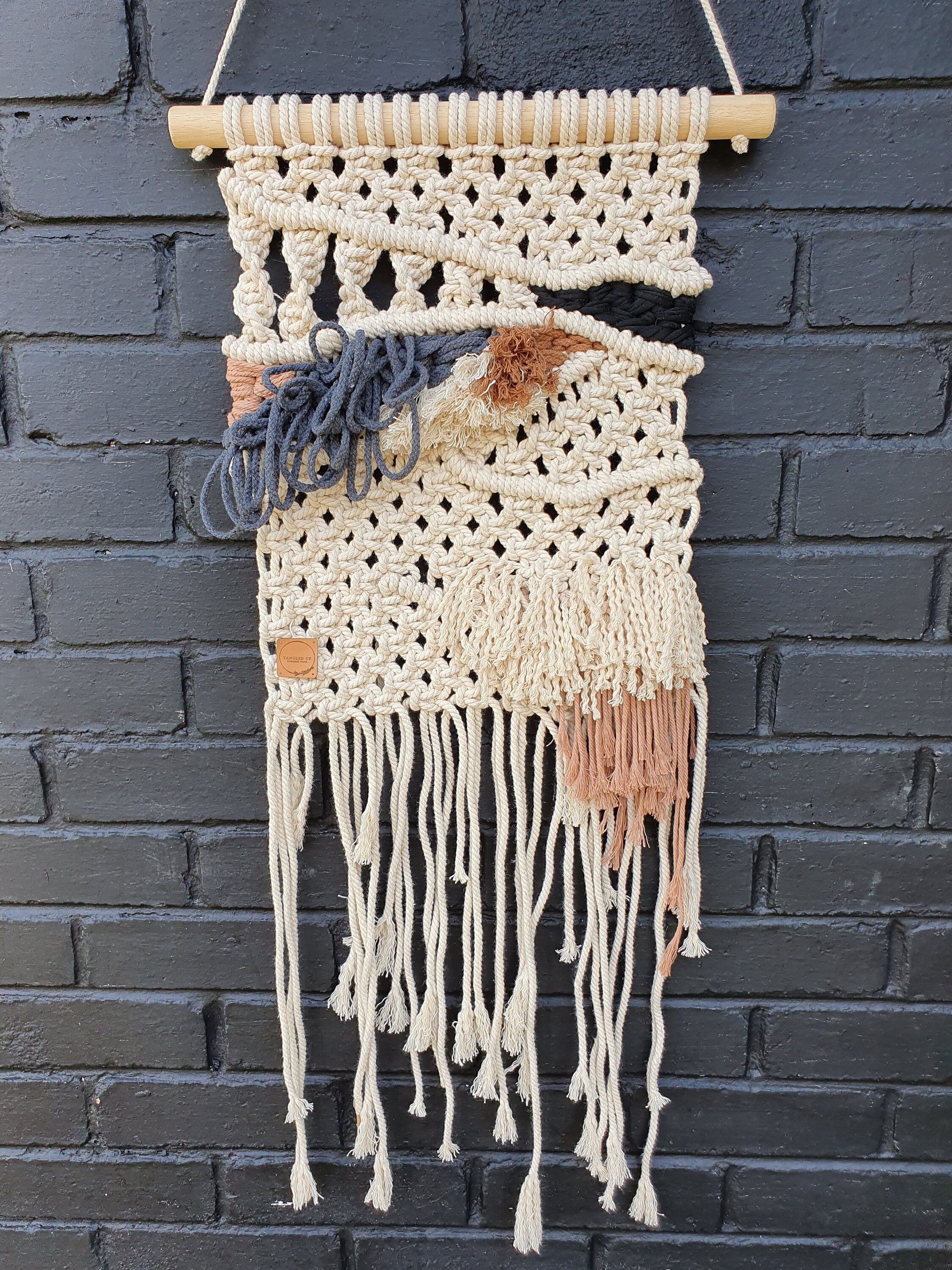 Macrame Wall Hanging / Waves / Macrame / Boho Etsy