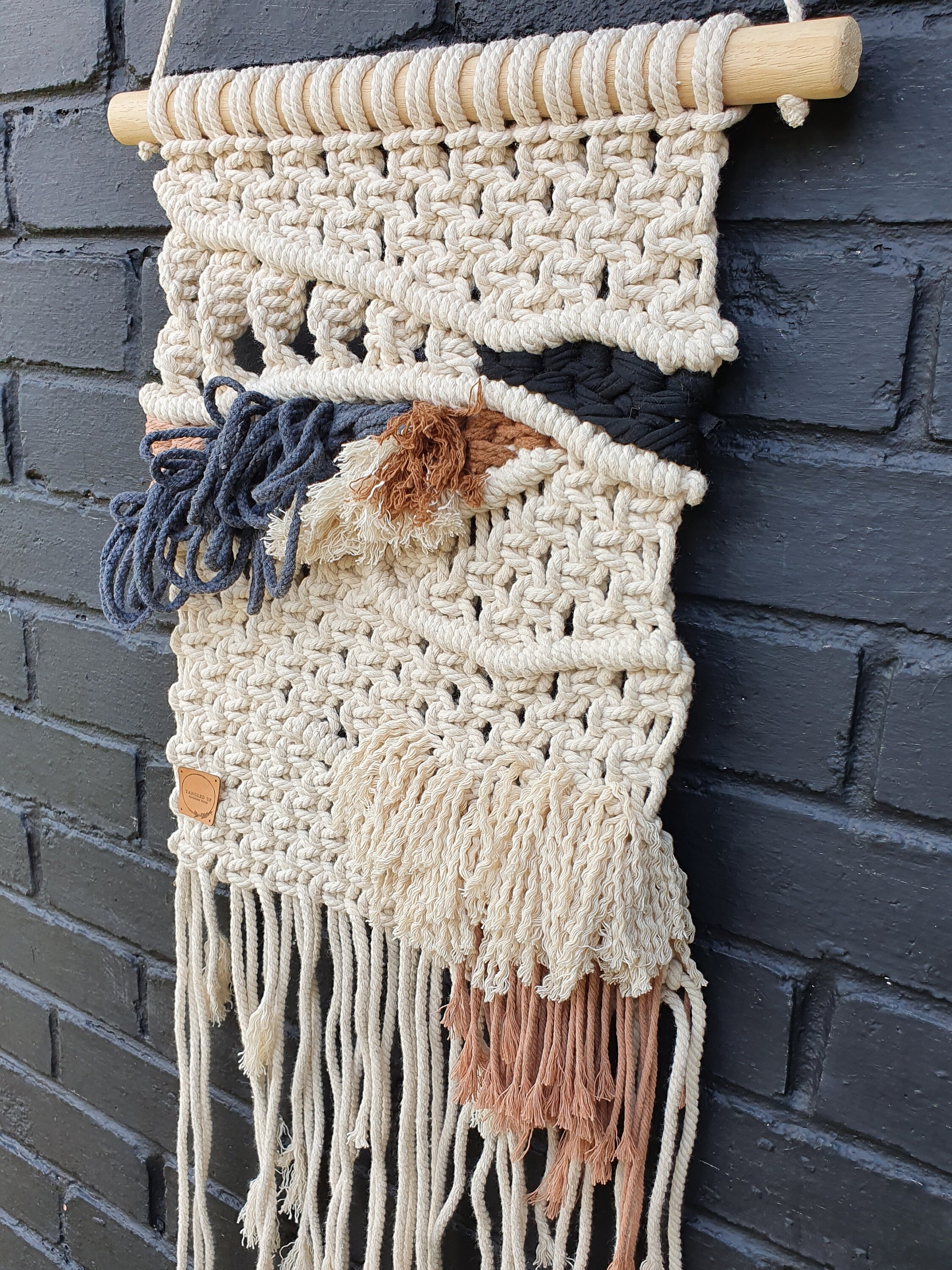 Macrame wall hanging / waves / macrame / boho Etsy