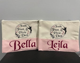 Personalized Pixie Dust Fairy Cosmetic Bag