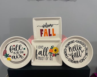 Fall/Halloween table top easel sign