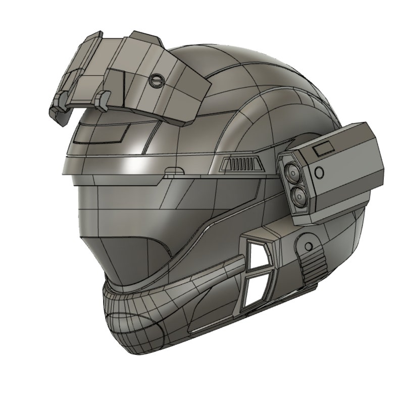 Halo Reach ODST Helmet 3D Model for Cosplay Armour Etsy