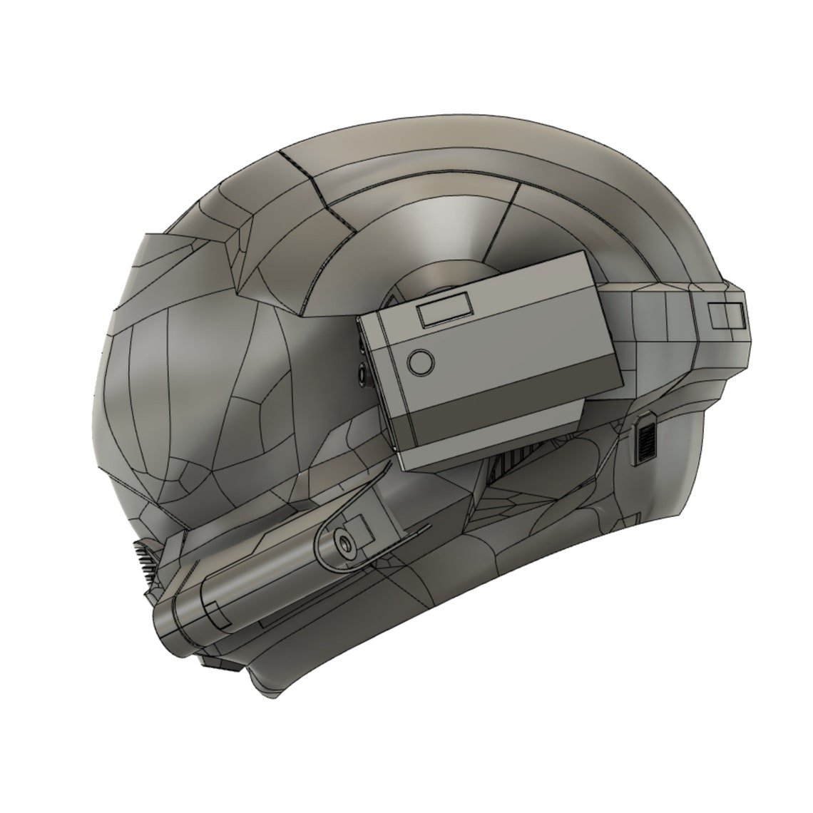 Halo Reach Security Helmet 3D Model for Cosplay Armour Etsy