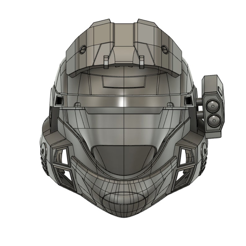 Halo Reach ODST Helmet 3D Model for Cosplay Armour Etsy