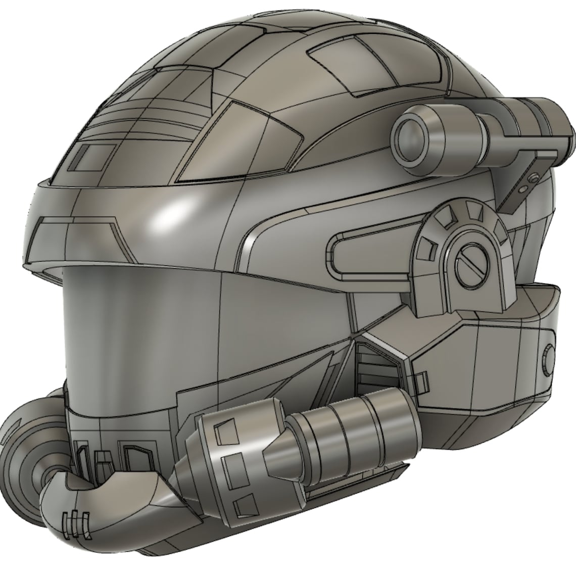 Halo Reach Military Police/CH252 Helmet 3D Model for Cosplay | Etsy