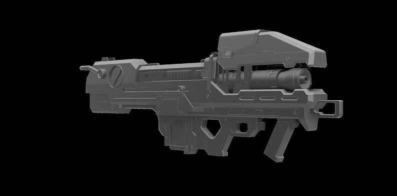 Halo Reach W/AV M6 G/GNR Spartan Laser 3D Model for